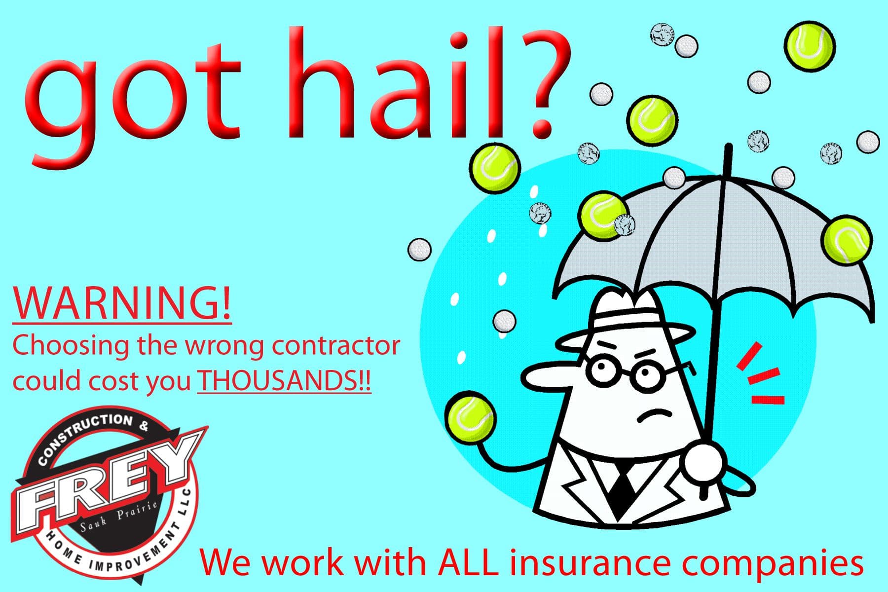 Hail Storm Sweeps Through Madison Call For Your Free Hail Inspection