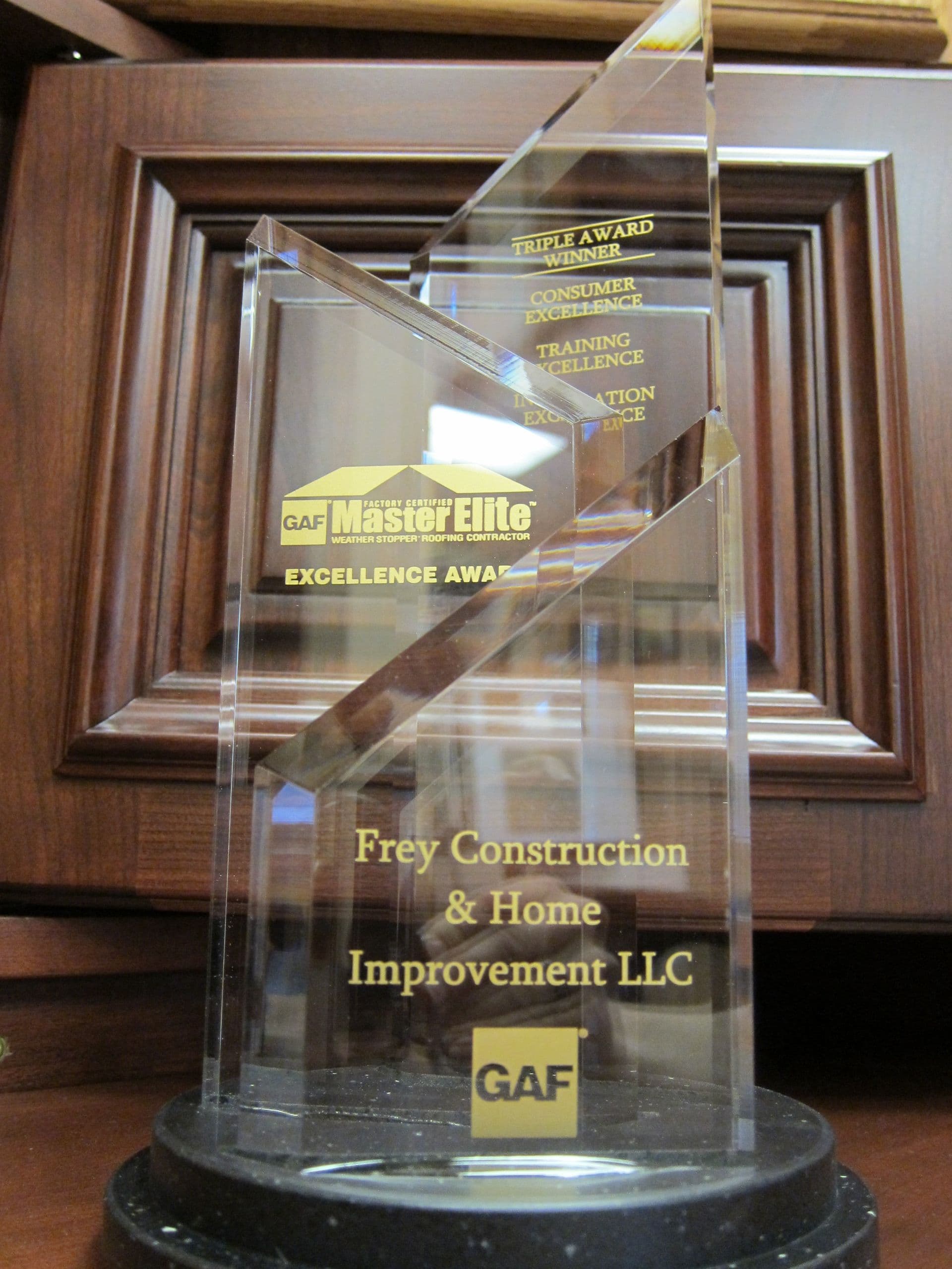 Frey Construction Home Improvement Llc Receives Excellence Awards