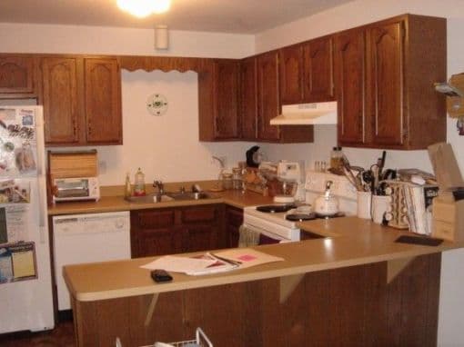 Kitchen cabinets