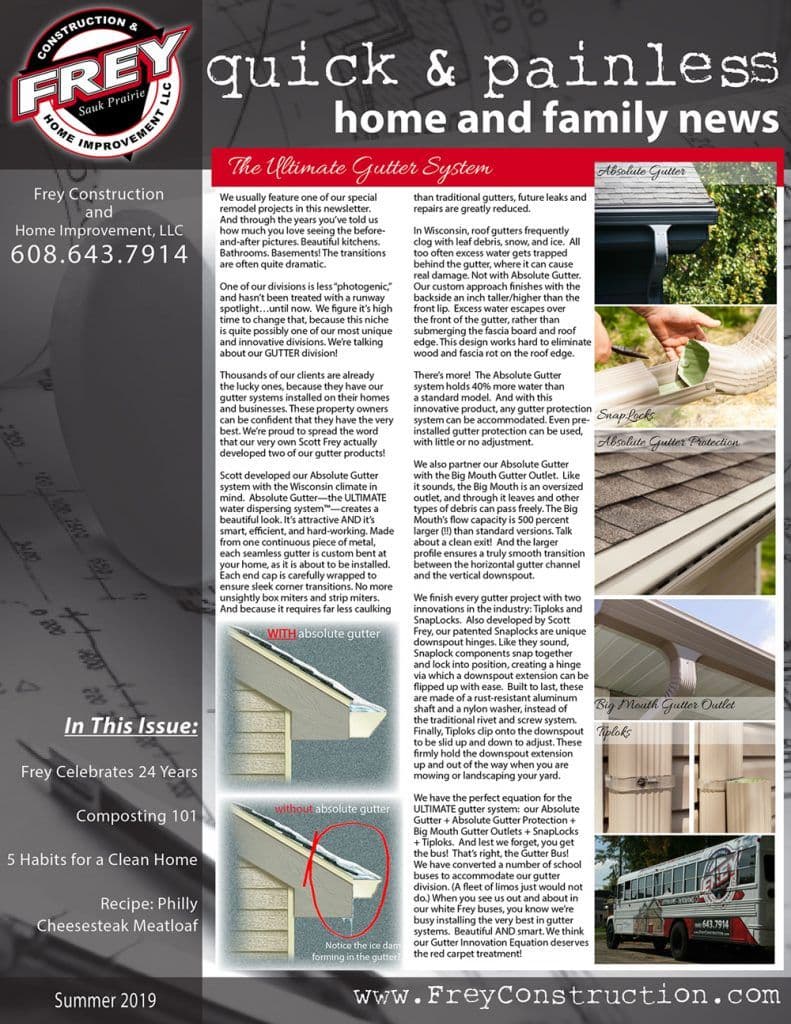 Check Out The Latest Edition Of Our Quick And Painless Home And Family News