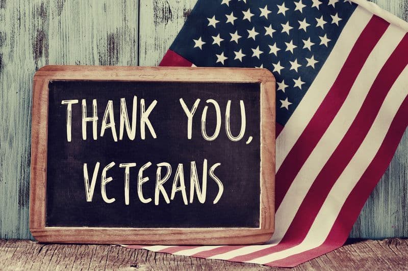 We Salute You Veterans Thank You