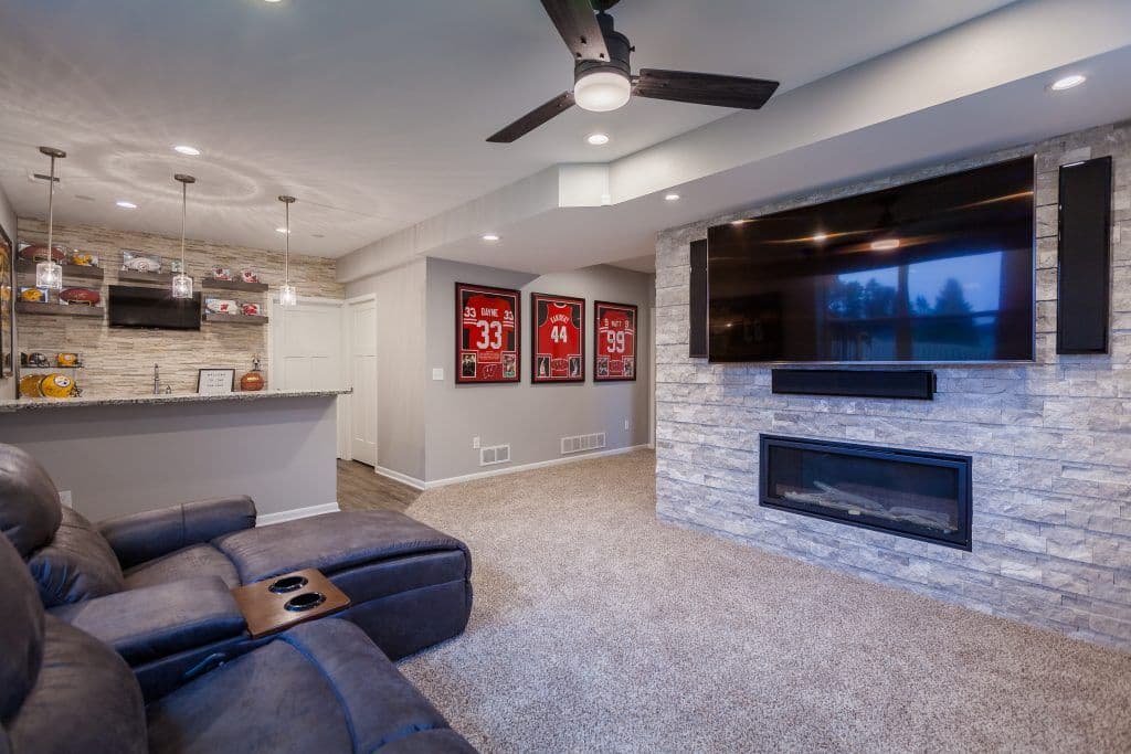 Basement Design & Remodel - Verona