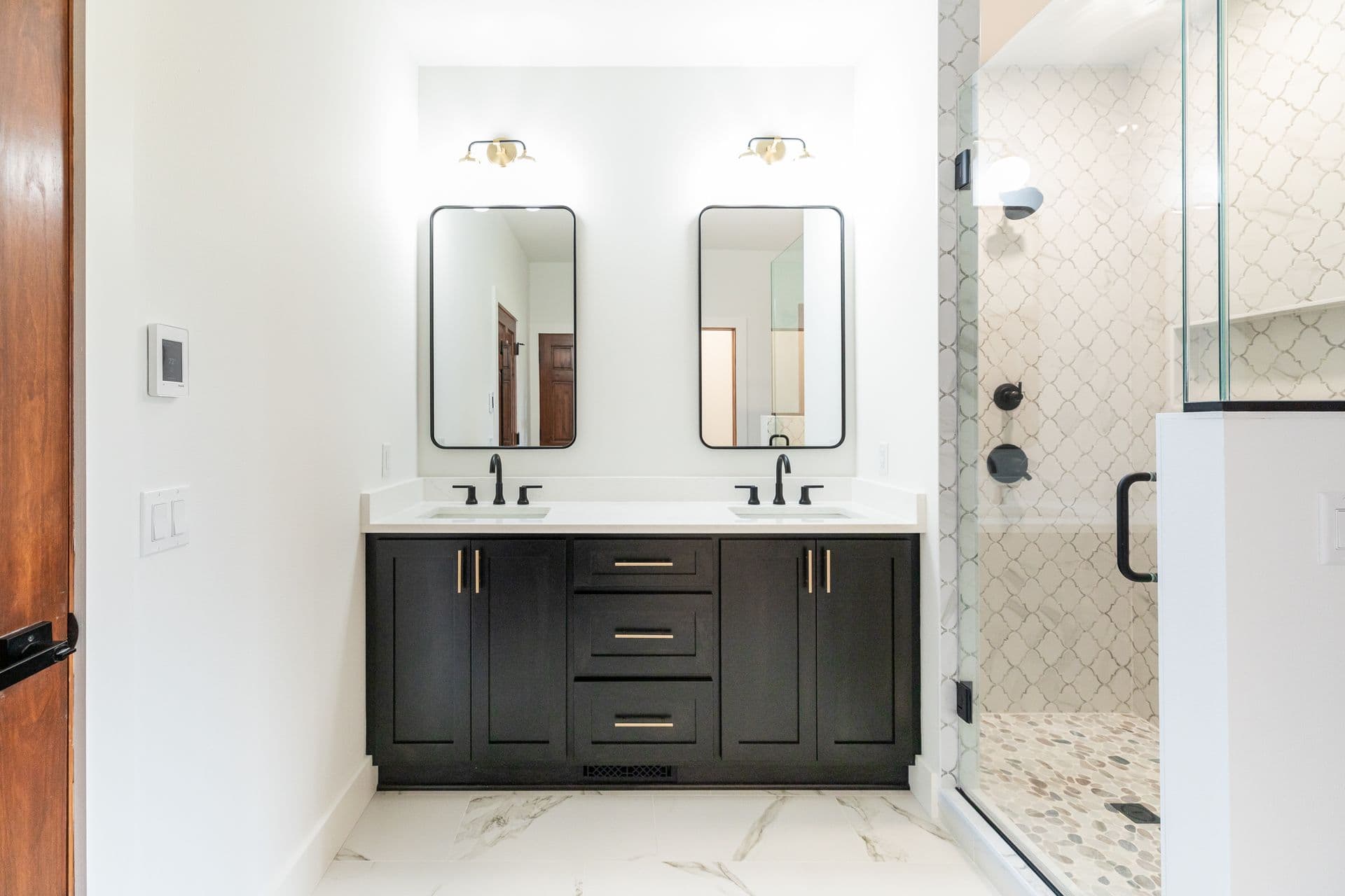 Black Earth Bathroom Design Remodel