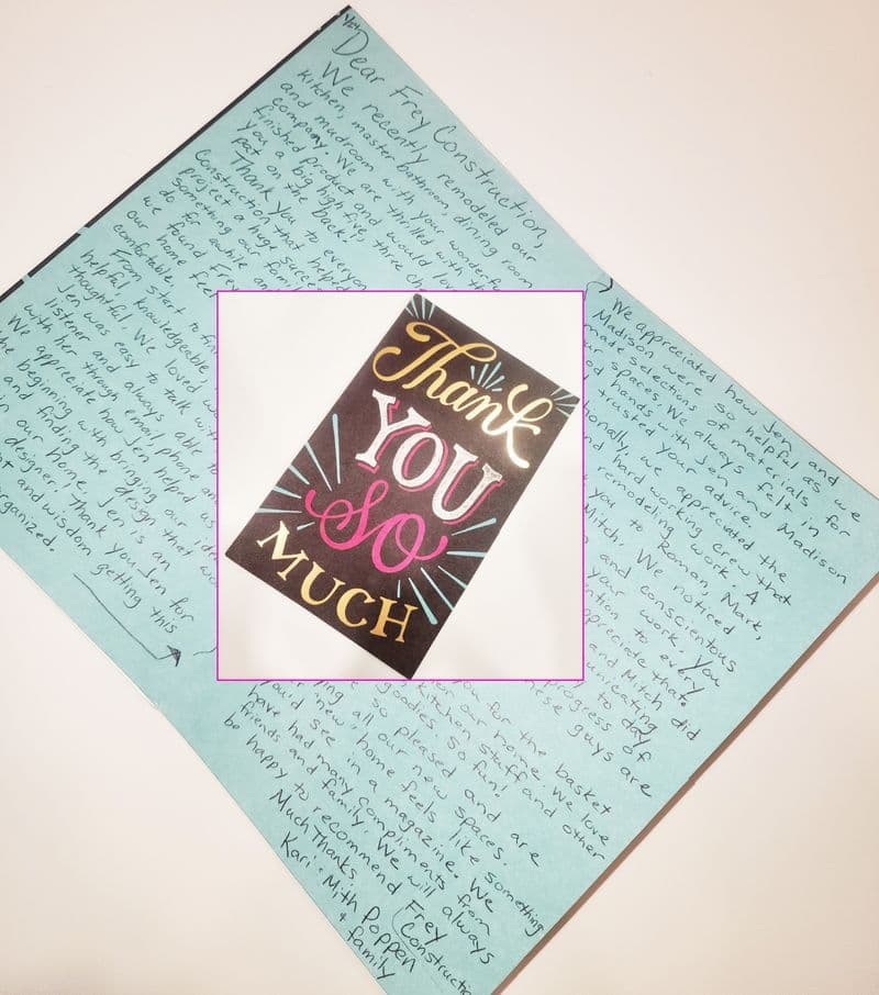 Large Scale Remodel With Larger Scaled Heartfelt Gratitude