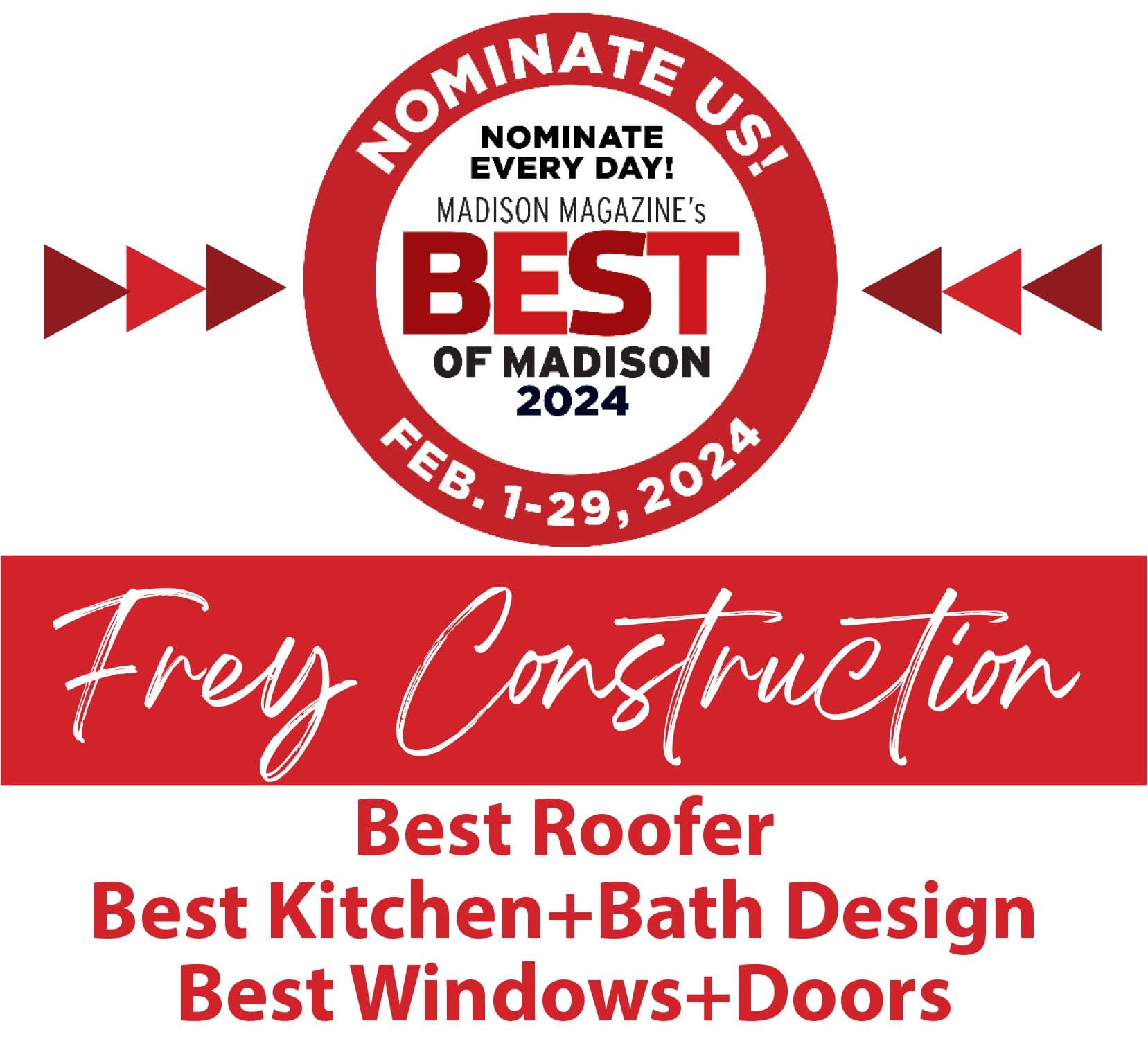 Nominate Frey Construction For Best Of Madison