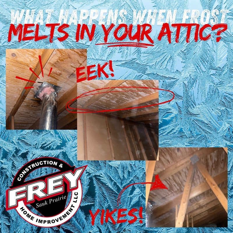 What Happens When Frost Melts In Your Attic