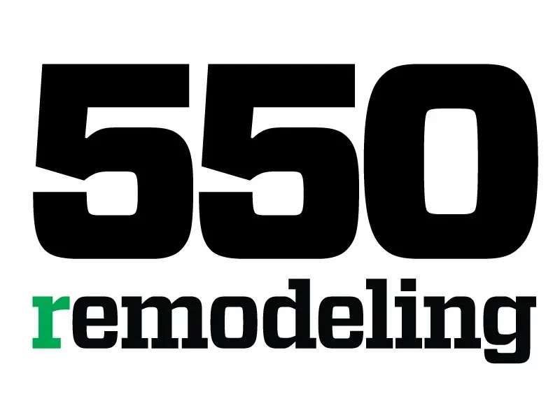 The logo for Remodeling Magazine's Top 550.